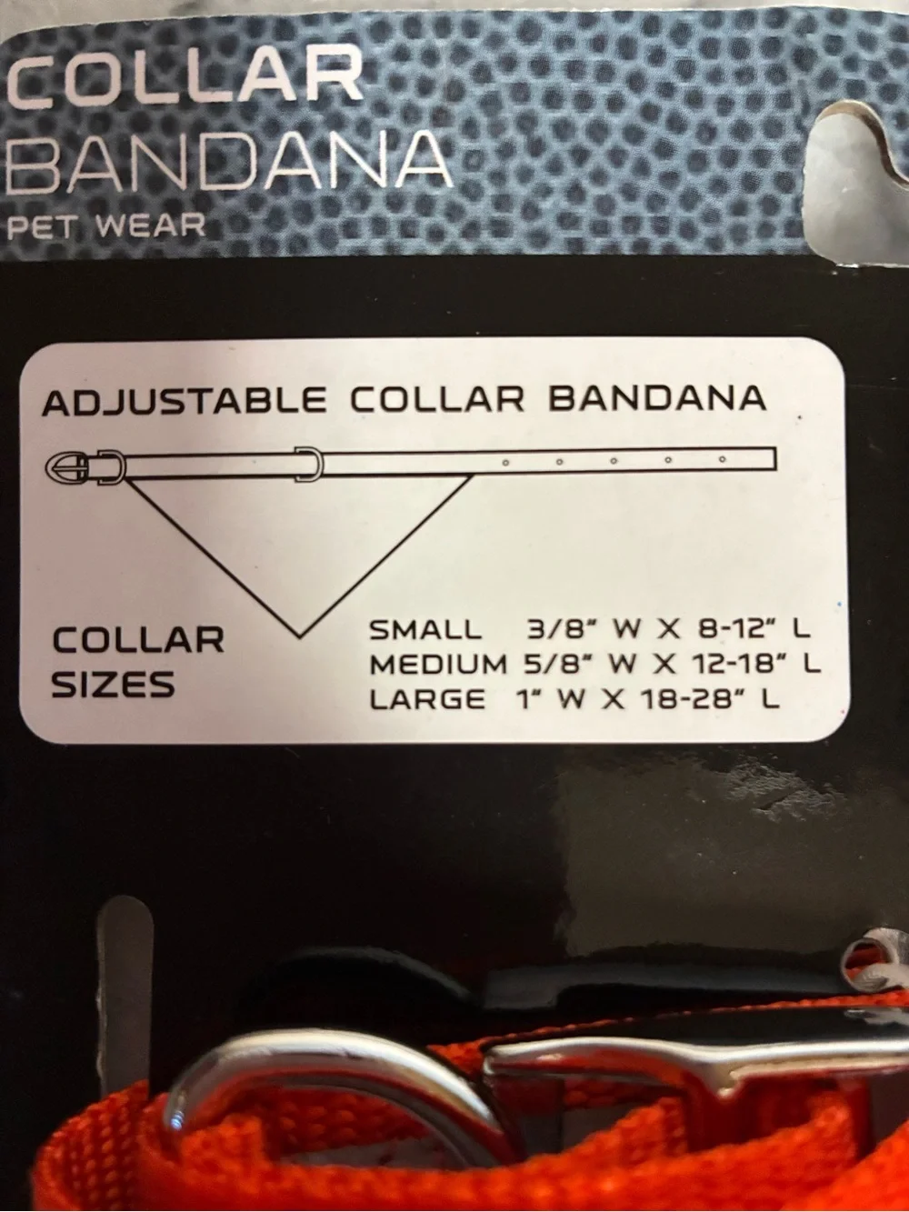 Denver Broncos Reflective Collar with Bandana